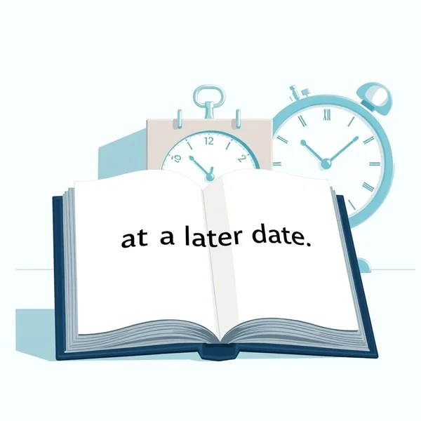 Understanding 'at a later date'