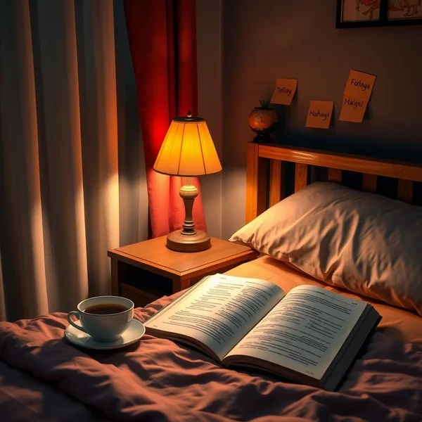 Image: Getting ready right before bed