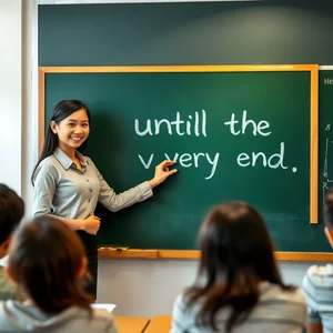 Làm chủ until the very end hướng dẫn ngữ pháp đơn giản
