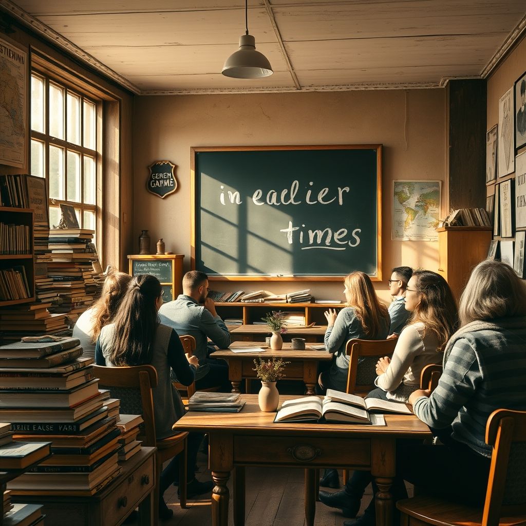 In earlier times: Einfache Anleitung zu Grammatik und Verwendung für Deutschlernende