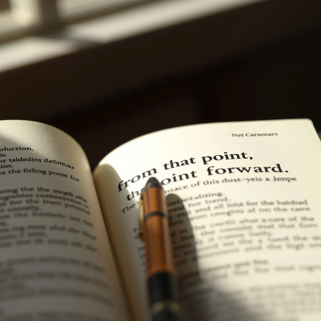 Mastering "From That Point Forward": A Grammar Guide for ESL Learners