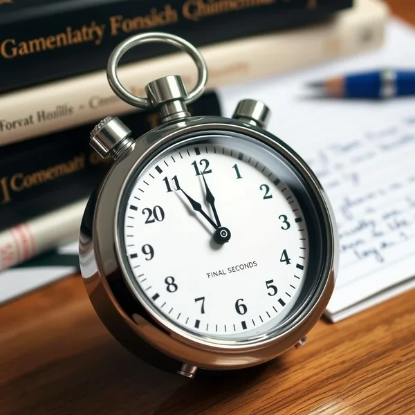 In the Last Few Seconds - Time Adverbial Phrase