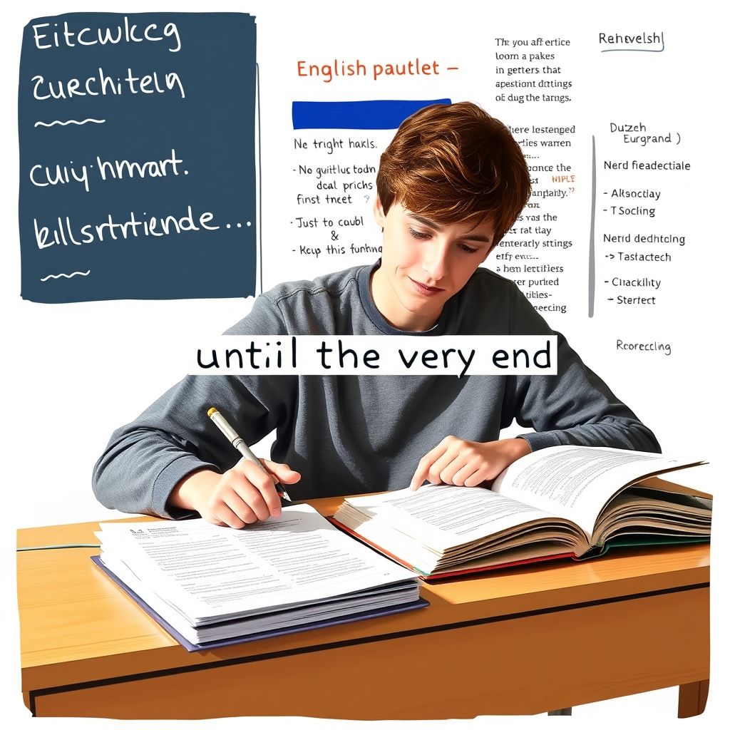 "until the very end" meester worden met deze eenvoudige grammaticagids