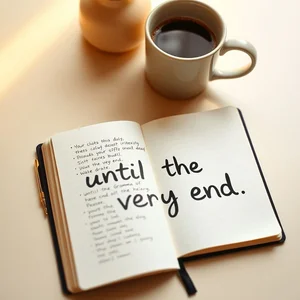 "until the very end" 완벽 마스터 간단한 문법 가이드 until the very end