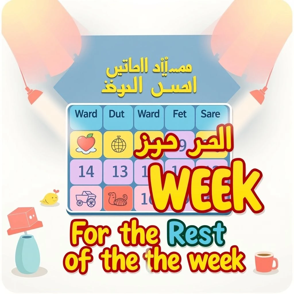 إتقان استخدام for the rest of the week: دليل مبسط وتجنب الأخطاء