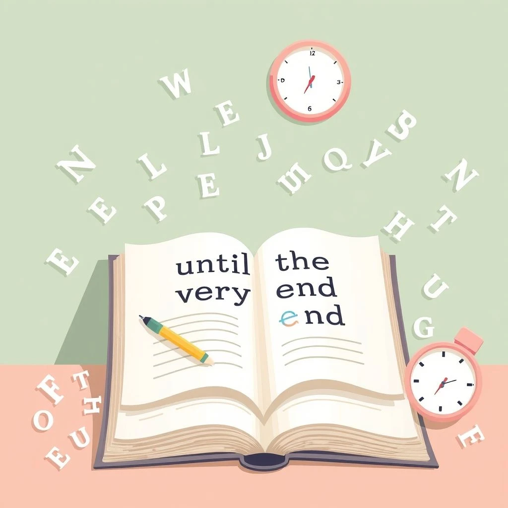 เชี่ยวชาญ until the very end คู่มือไวยากรณ์แบบง่าย เข้าใจพร้อมตัวอย่าง