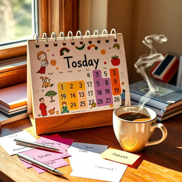 Image of a calendar showing days highlighted for the rest of the week