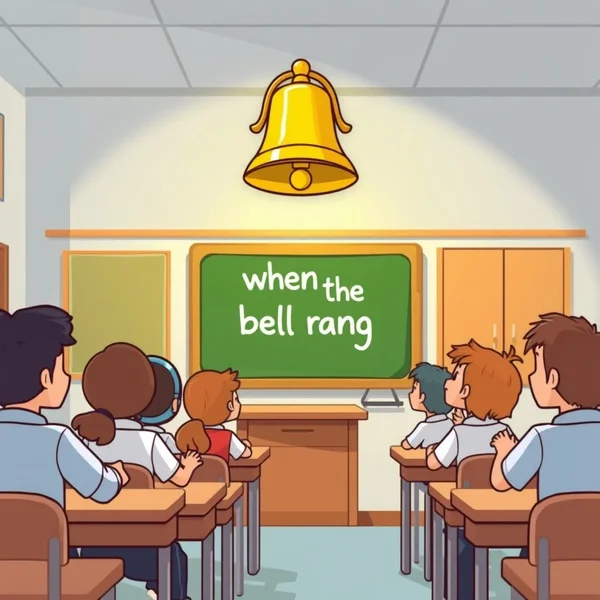 When the bell rang