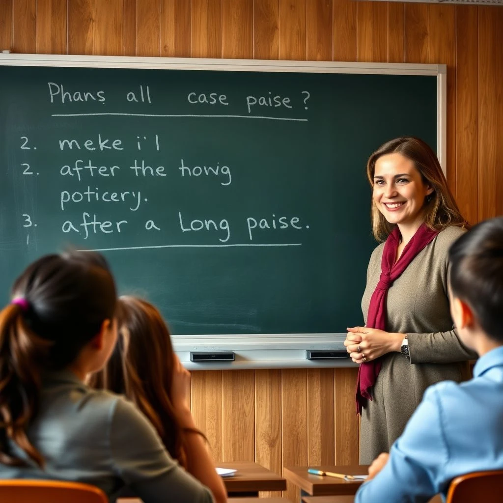 掌握“after a long pause”为ESL学习者准备的简明语法指南 一句话带你熟练使用after a long pause