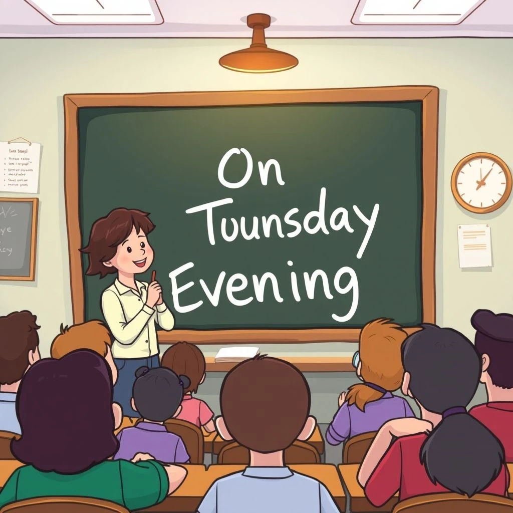 掌握“On Tuesday Evening”简明语法指南，句子地道一步到位