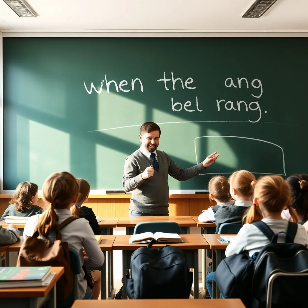 Meesteren van When the Bell Rang Een Simpele Grammaticagids voor Natuurlijke Engels