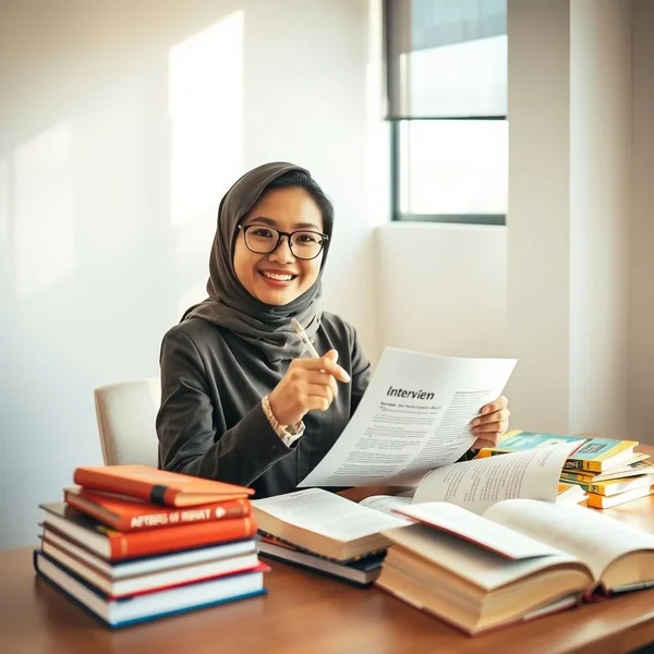 Judul gambar harus mencakup after the interview