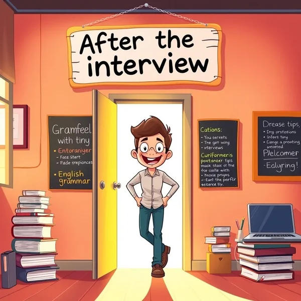 Image title must include after the interview