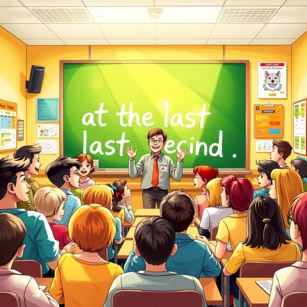 Die Beherrschung von at the last second Ein einfacher Grammatikleitfaden Keyword