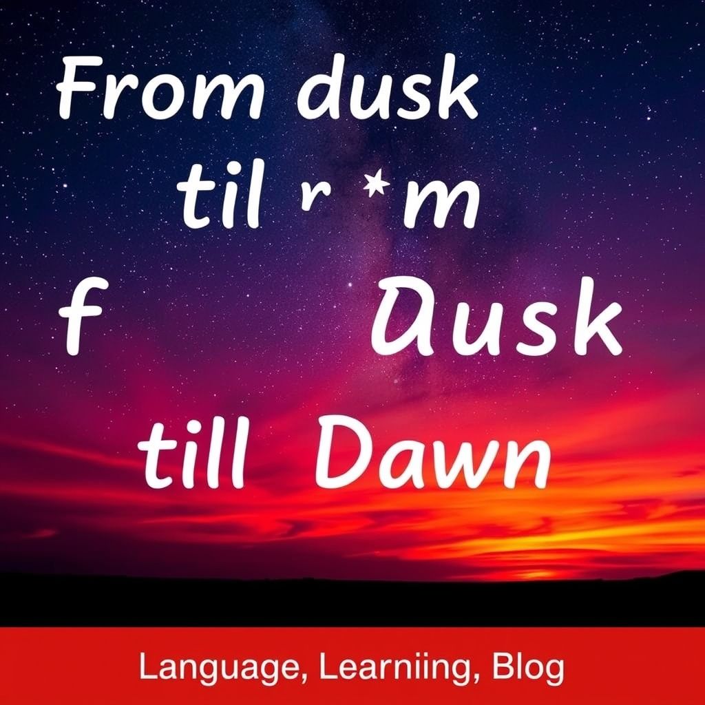 Het beheersen van from dusk till dawn zo gebruik je Engelse adverbiale zinsdelen