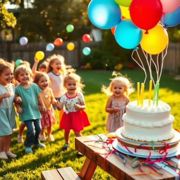 Image title must include the primary keyword: during the birthday celebration