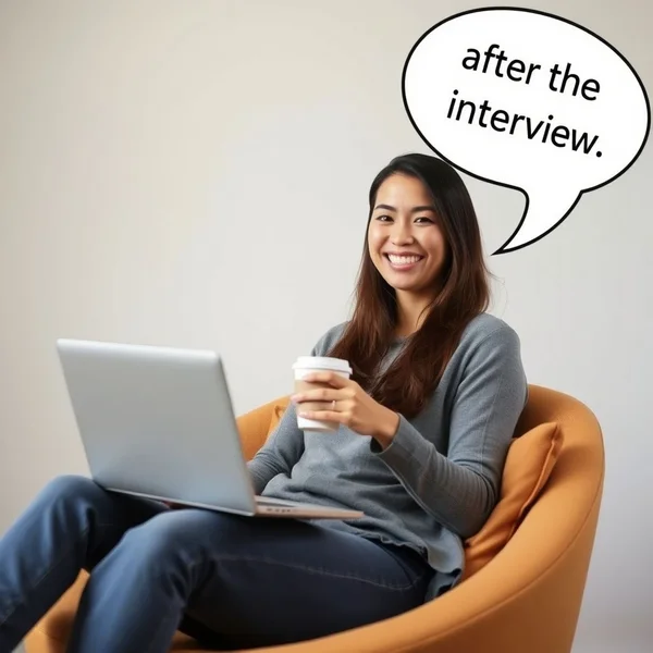 Image title must include after the interview