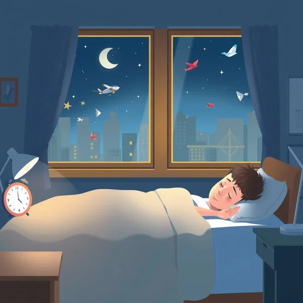 Understanding "while he slept" in English