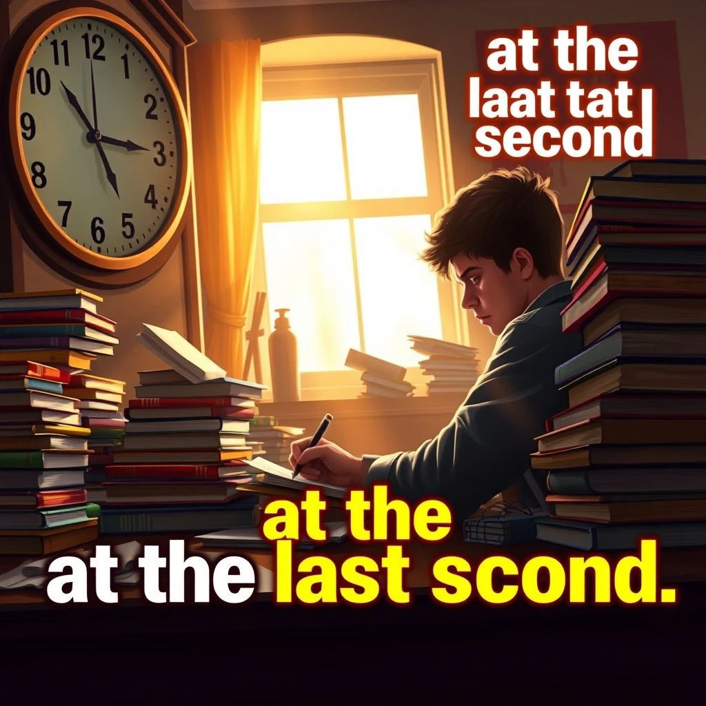 Padroneggiare at the last second guida grammatica per studenti it