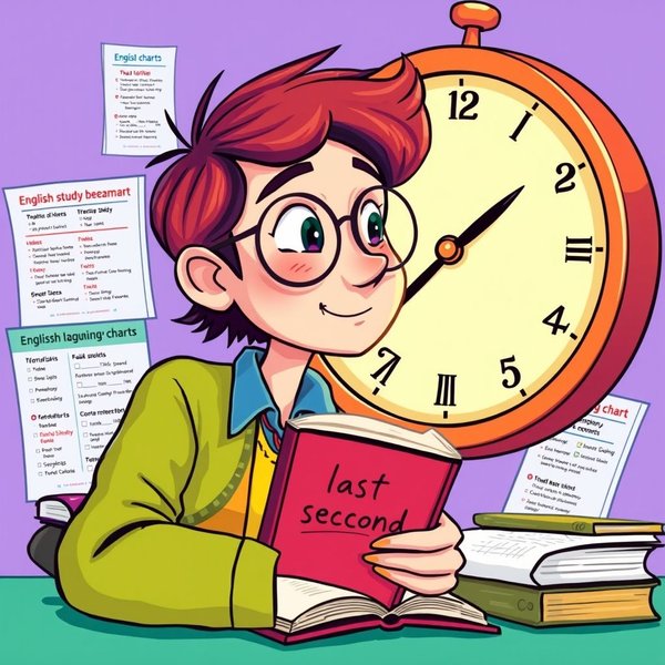 Understanding "at the last second"