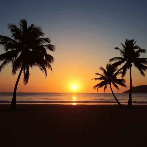 Image of a colorful sky to illustrate the phrase at sunset