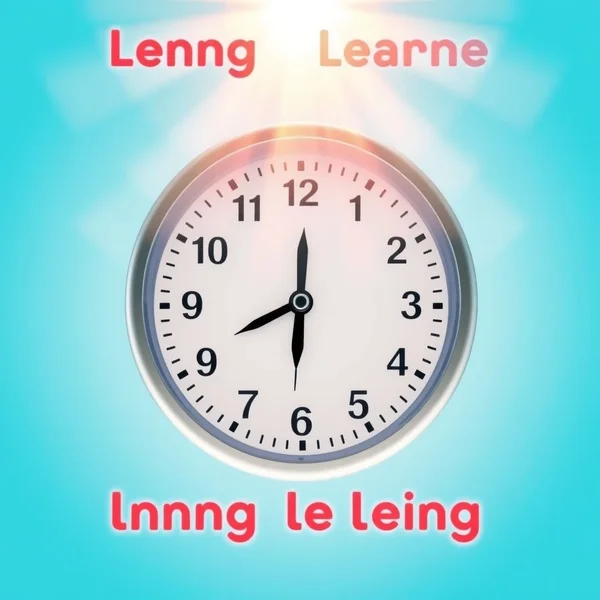 A clock showing 12:00 PM to illustrate the meaning of at noon