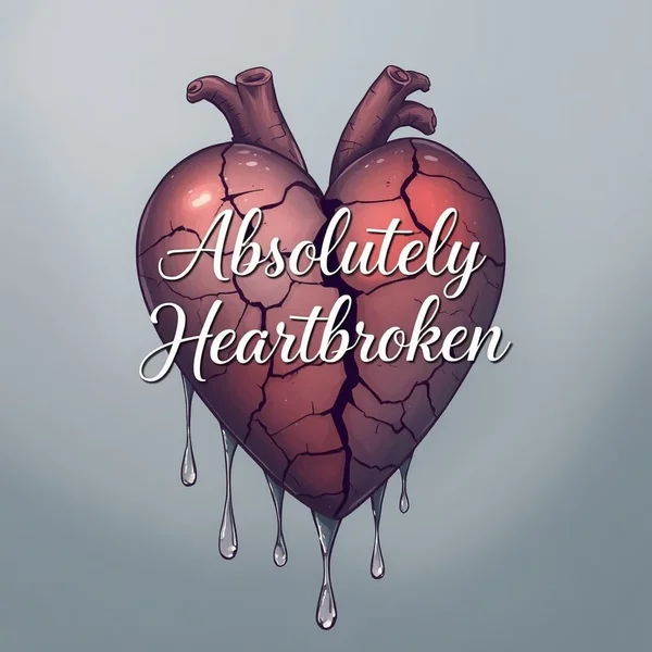 Usando a expressão adjetiva em inglês 'absolutely heartbroken' na conversa
