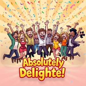 Verstehen & Verwenden: Die englische Adjektivphrase "absolutely delighted"