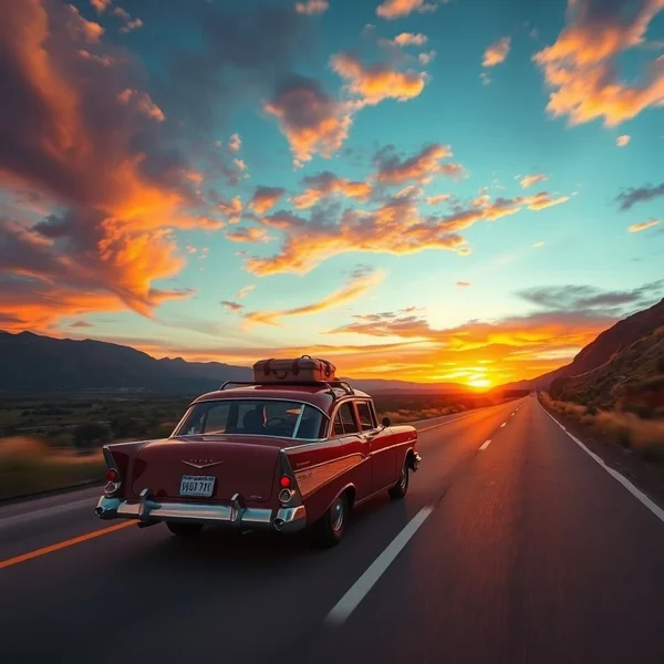 İsim kelimesi "a road trip"i gösteren bir görsel
