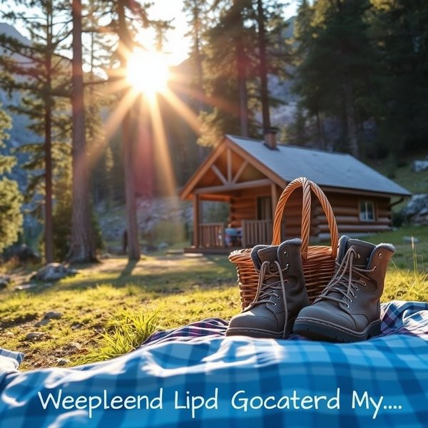 Rahatlatıcı bir weekend getaway sahnesi resmi