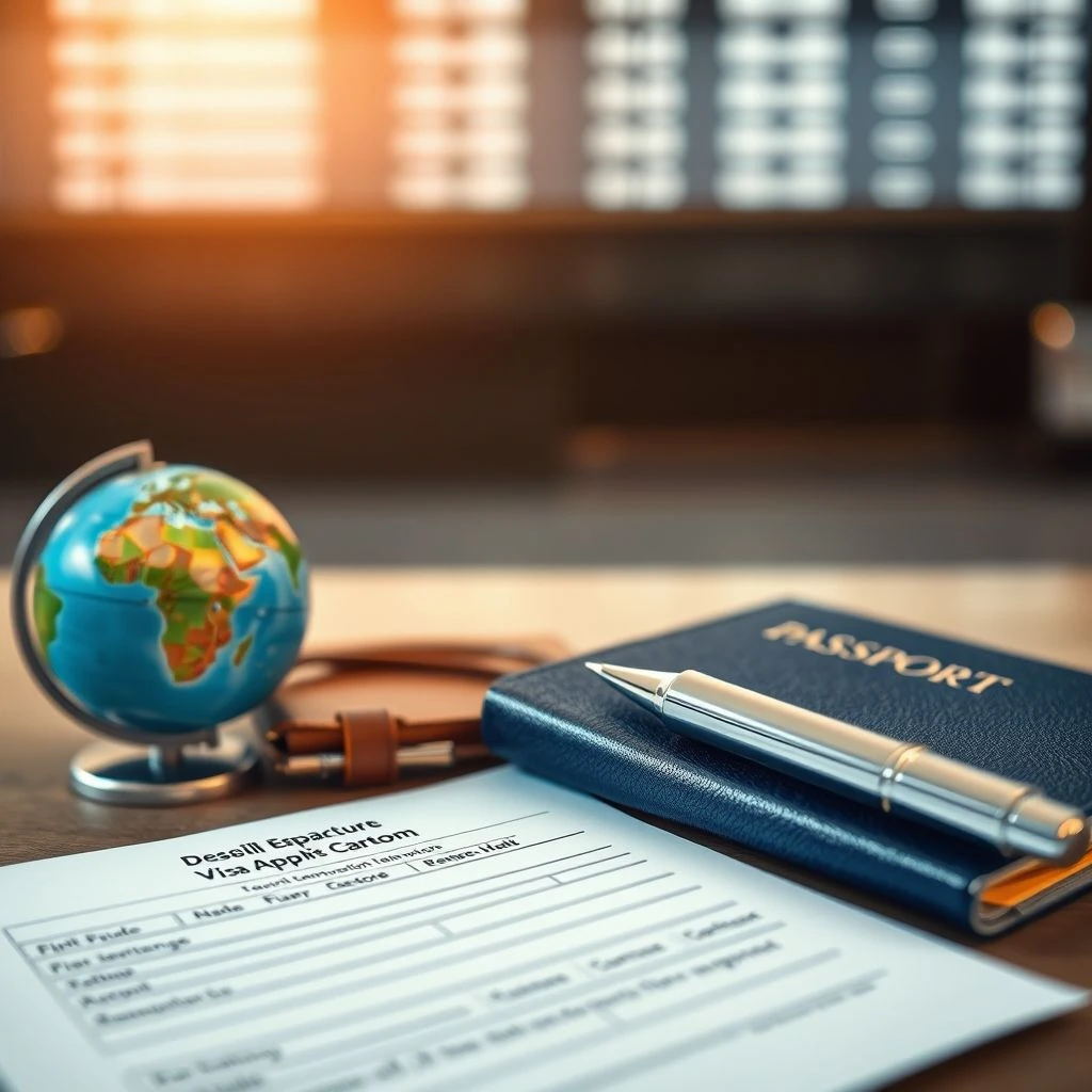 Begrip en Gebruik van 'a visa application': Betekenis en Grammatica