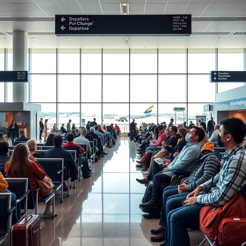 Compreendendo e Usando the Departure Lounge em Inglês