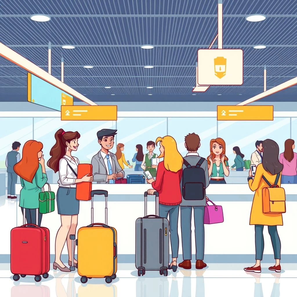 Guía completa: Entender y usar 'the check-in counter' en inglés