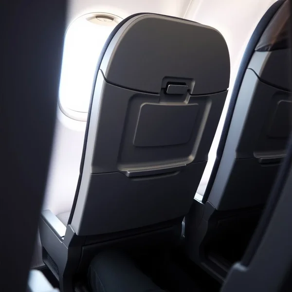 Image of an aisle seat on a plane