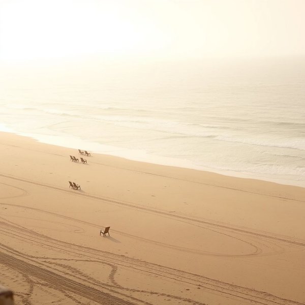 Image d’une destination touristique calme pendant l’off-season
