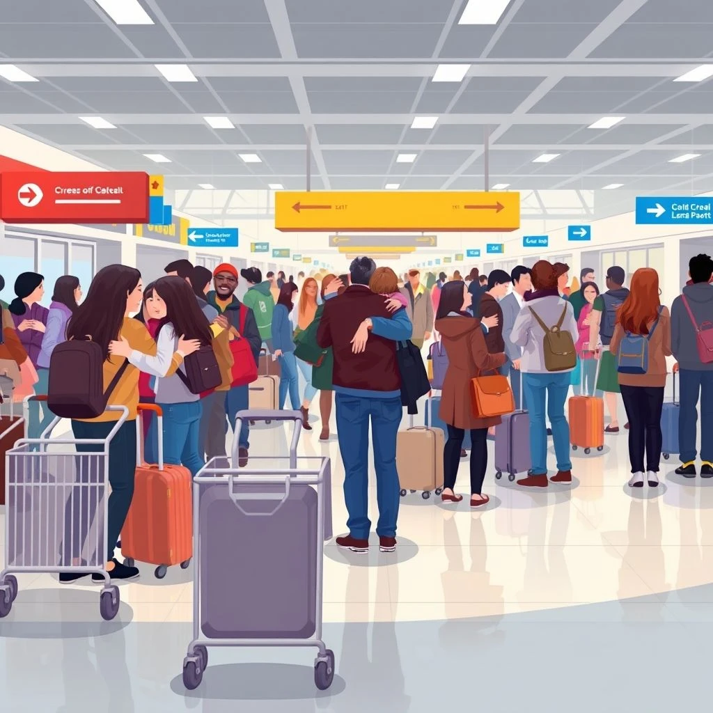 Comprendre et utiliser la phrase nominale: the arrival hall