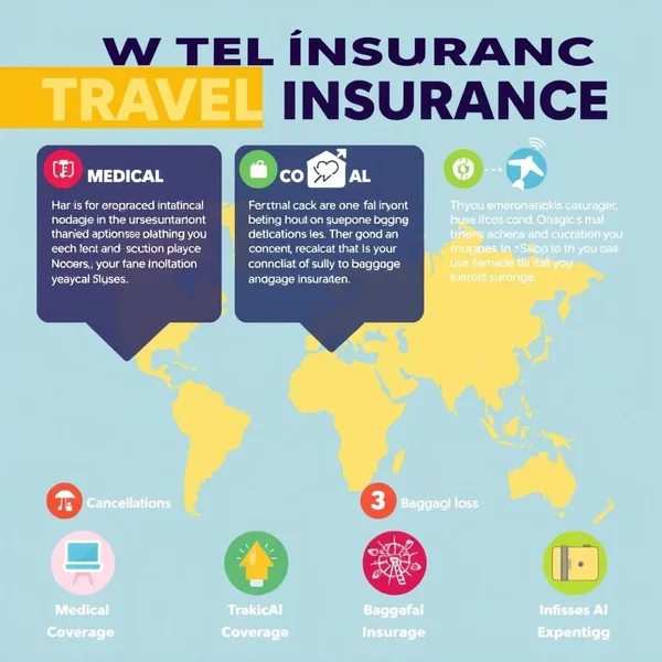 Een infographic die uitlegt wat travel insurance dekt