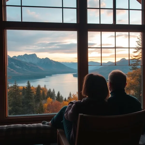 Imagen de una escena relajante de un a weekend getaway