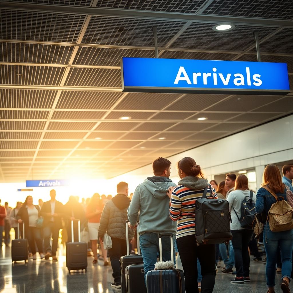 Entendiendo y Usando la Frase Nominal: The Arrival Hall en Inglés