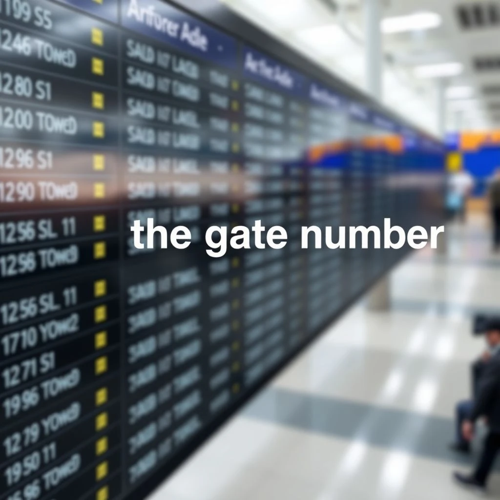Guía Completa: Entendiendo y Usando 'the gate number' en Inglés