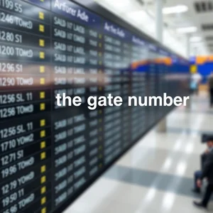 Guía Completa: Entendiendo y Usando 'the gate number' en Inglés