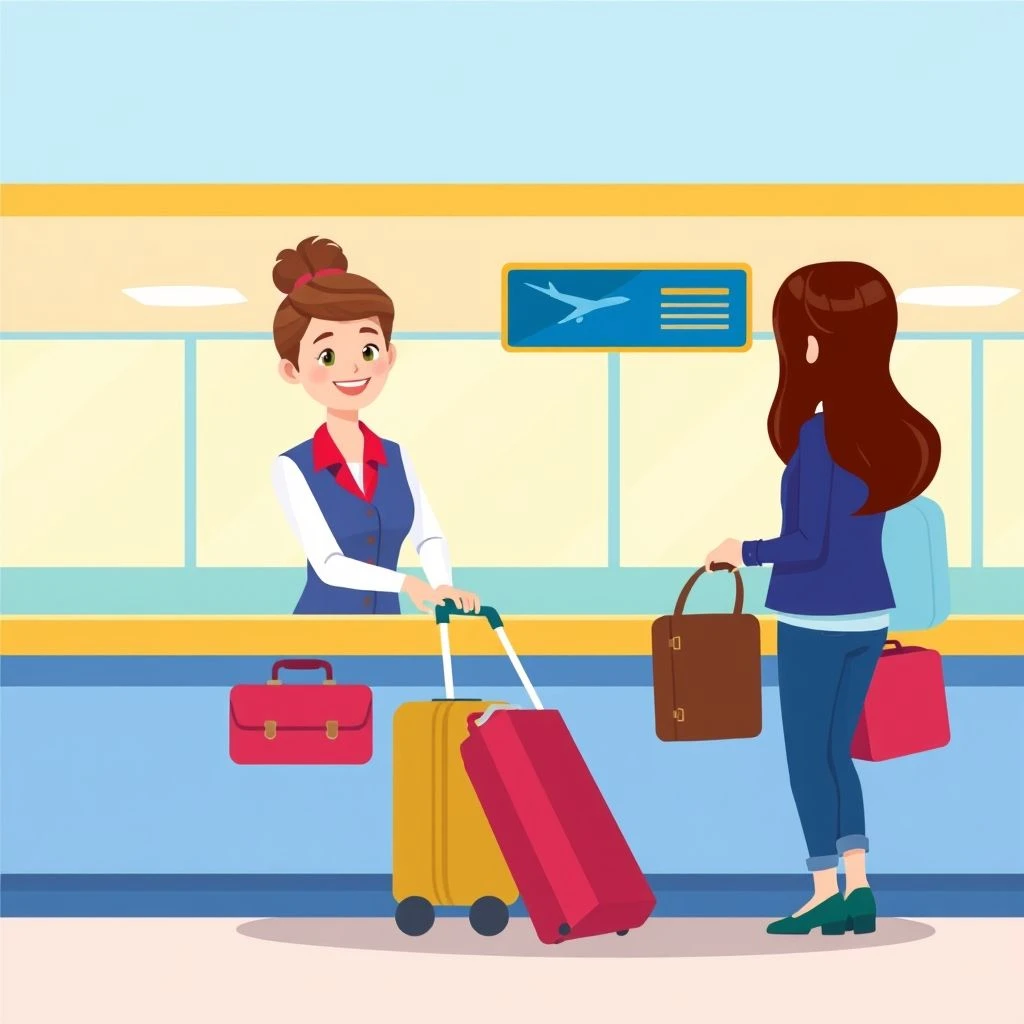 Hiểu và Sử dụng Cụm Danh Từ: the check-in counter