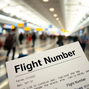İngilizce İsim Öbeği: a flight number Anlamı ve Kullanımı