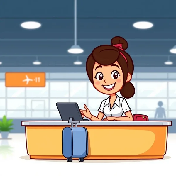 ภาพประกอบของ the check-in counter ที่สนามบิน