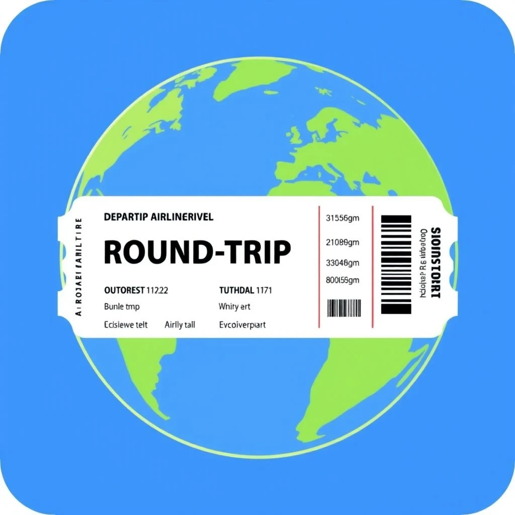 名詞句「a round-trip ticket」の理解と使い方：役立つ英語フレーズ