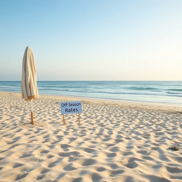 Gambar destinasi wisata yang tenang selama off-season