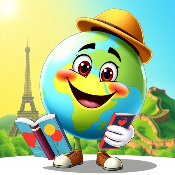 Using a travel guide to plan a trip