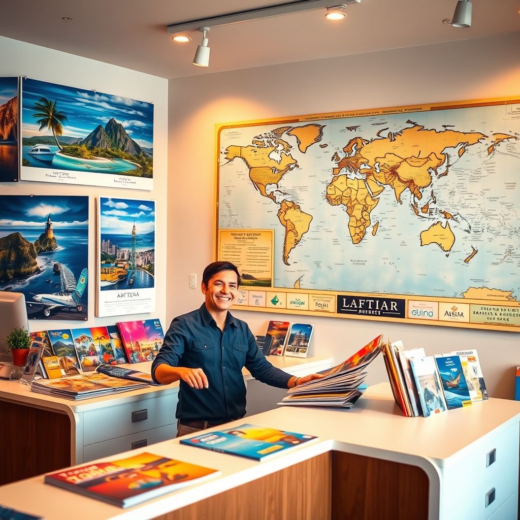 Понимание и использование существительного: a travel agency