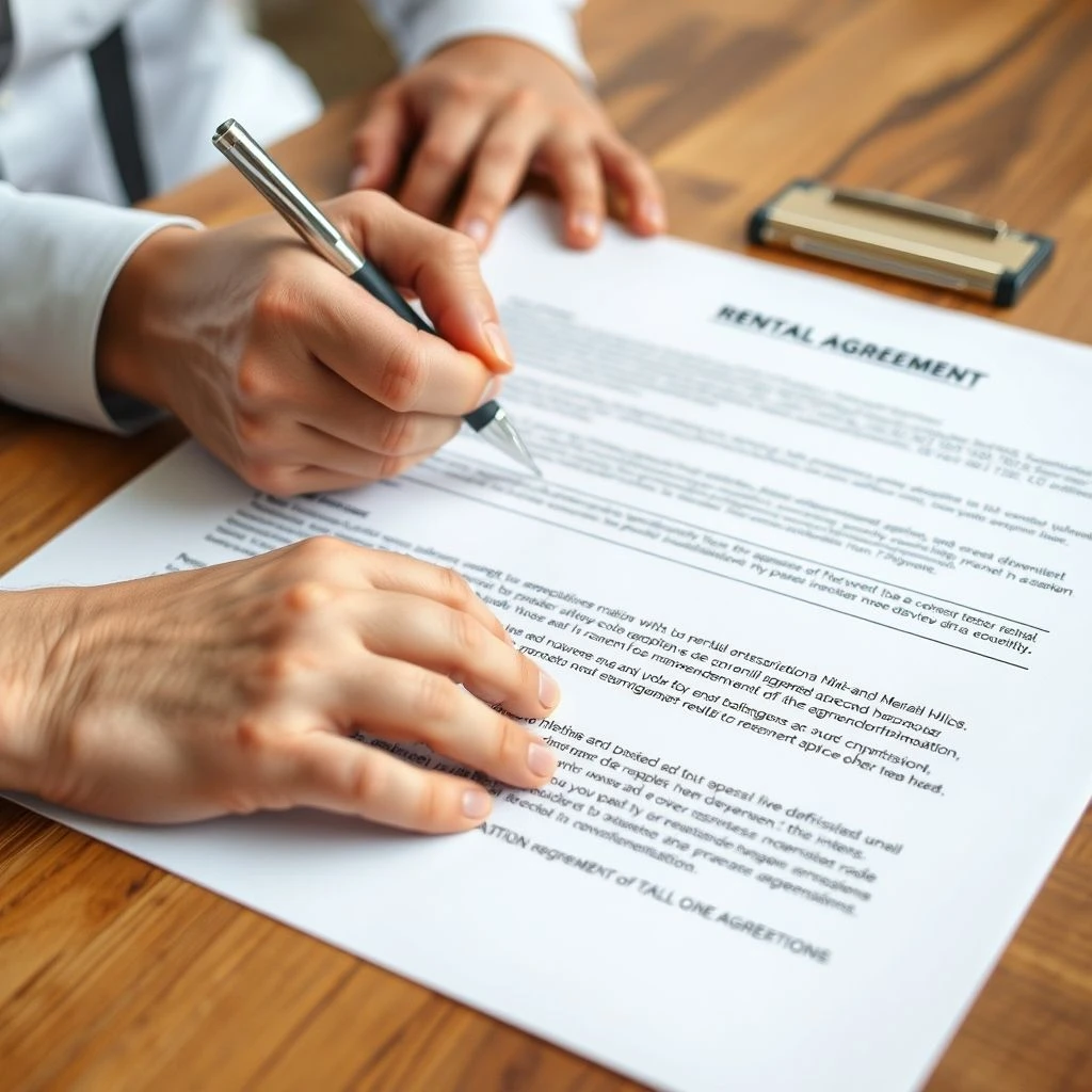 Understanding & Using 'A Rental Agreement' Noun Phrase in English