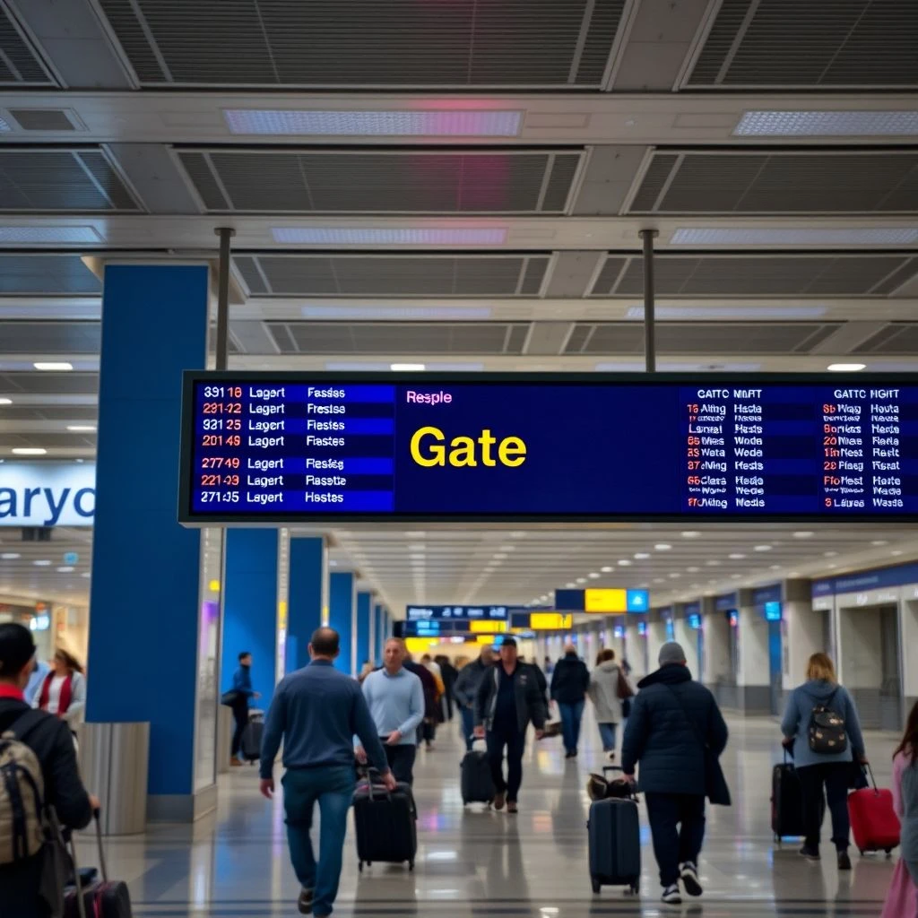 Understanding and Using the Noun Phrase 'the gate number'